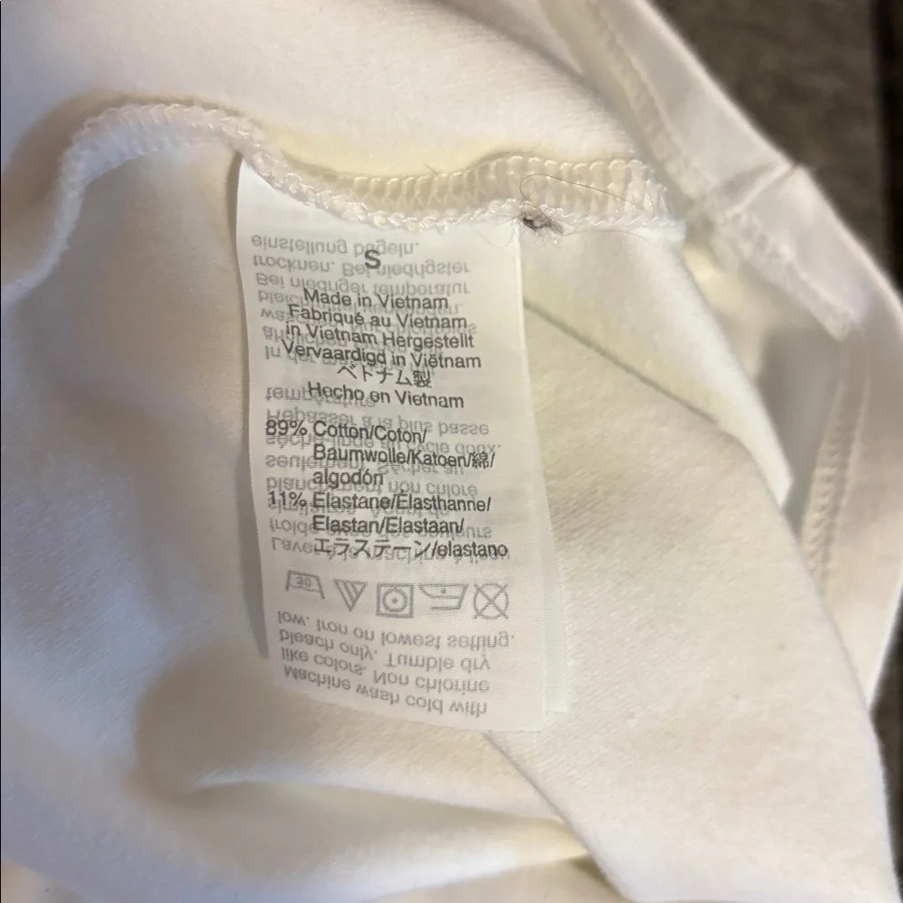 J. Crew Ivory Square Neck Long Sleeve Knit Top - Size Small
